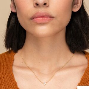 New Mejuri lotus necklace